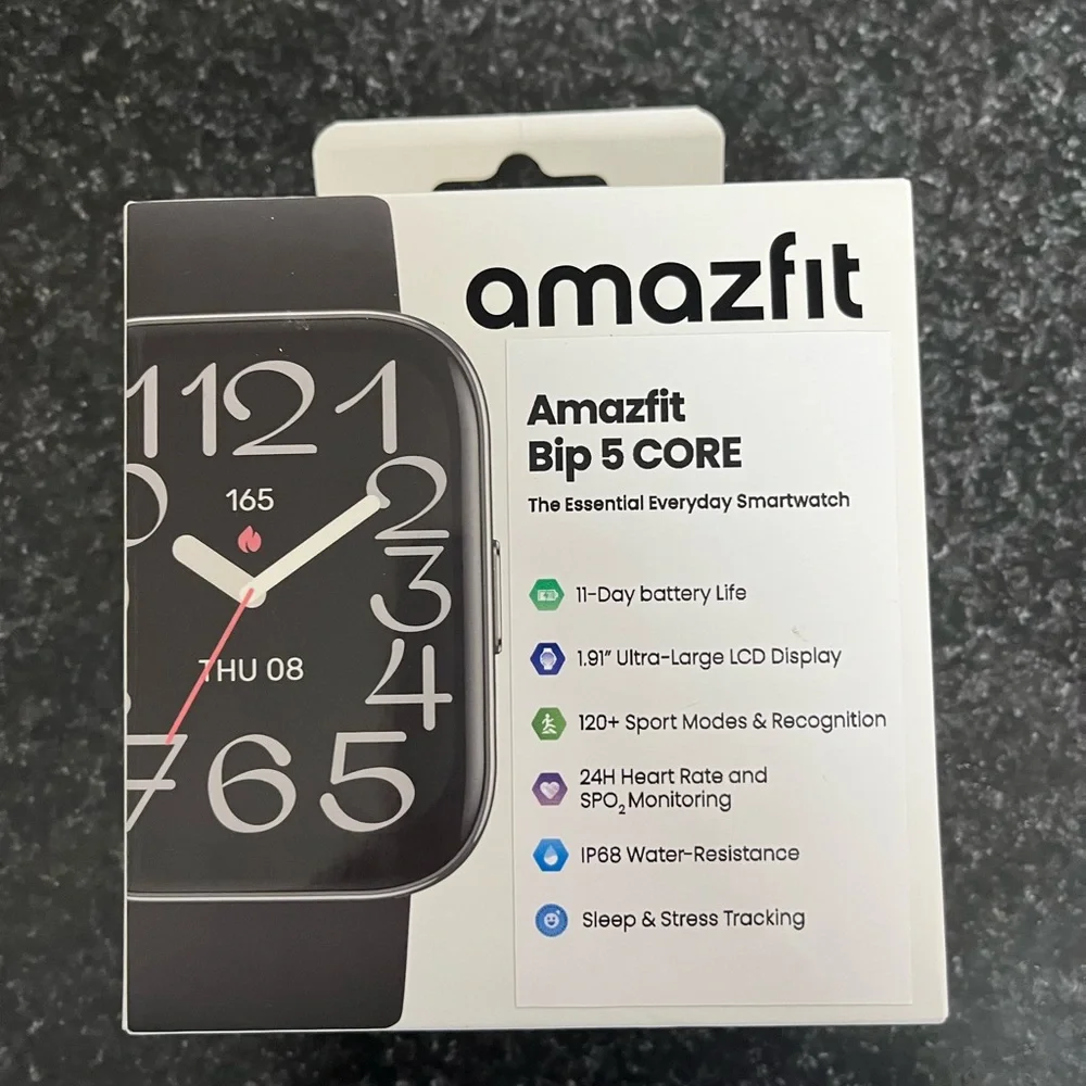 Amazfit 5 CORE Smartwatch - Black